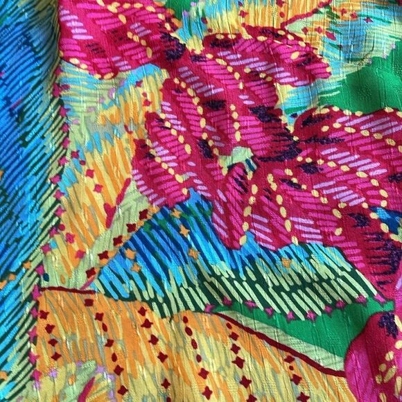 Cynthia Rowley Womens Two Piece Skirt and Top Flower Print Summer Outfit Sz L - Picture 10 of 14